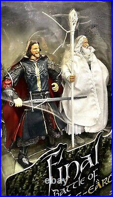 Lord of the Rings Final Battle of Middle Earth 6 Deluxe Action Figure Set 2005