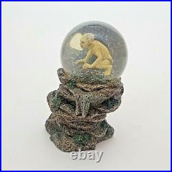 Lord of the Rings Gollum Cliffside Middle Earth Snow Globe Water Globe Figure