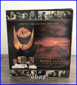 Lord of the Rings Middle-Earth 6-Film Limited Collector's Edition Blu-ray & DVD