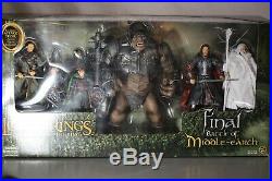 Lord of the Rings ROTK Final Battle of Middle Earth 6 Figure Set Toybiz 2005