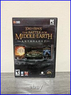 Lord of the Rings The Battle For Middle-Earth Anthology PC 5 Disc Set