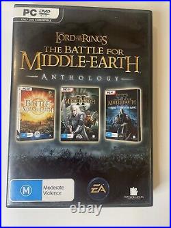 Lord of the Rings The Battle for Middle Earth Anthology PC EA Games 2007