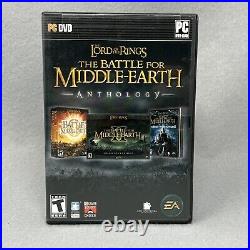 Lord of the Rings The Battle for Middle-earth Anthology PC Game Plus Bonus Disc