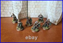 Lord of the rings games workshop Rohan royal guard 9x pro painted middle earth
