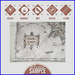 Lord of the rings map, Middle Earth Map Rug, Middle Earth Rug