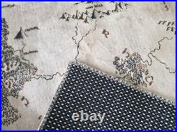 Lord of the rings map, Middle Earth Map Rug, Middle Earth Rug