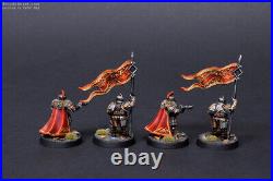 LotR Hobbit Middle-earth Iron Hills Dwarf Army led by Dain Ironfoot- Pro Painted