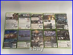 Lot of 10 Microsoft Xbox 360 MATURE Games Magna Carta LOTR Battle Middle Earth