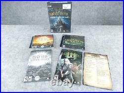 Lot of 3 LOTR Games PC BATTLE FOR MIDDLE EARTH I + II + WITCH KING EXPANSION