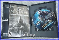 Lot of 3 LOTR Games PC BATTLE FOR MIDDLE EARTH I + II + WITCH KING EXPANSION