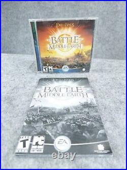 Lot of 3 LOTR Games PC BATTLE FOR MIDDLE EARTH I + II + WITCH KING EXPANSION