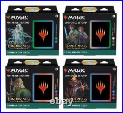 MAGIC LOTR Tales of Middle Earth Commander Deck DISPLAY (4 decks) ENG PREORDER