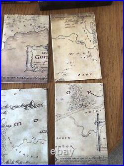 MAPS OF MIDDLE-EARTH 2002 Lord of the Rings Decipher NIB! 100% COMPLETE MERP