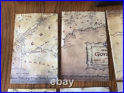 MAPS OF MIDDLE-EARTH 2002 Lord of the Rings Decipher NIB! 100% COMPLETE MERP