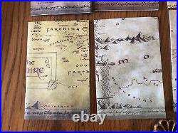 MAPS OF MIDDLE-EARTH 2002 Lord of the Rings Decipher NIB! 100% COMPLETE MERP