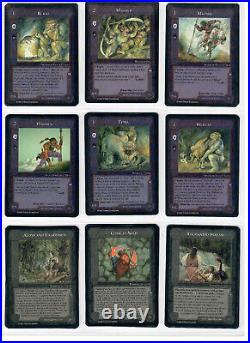 MECCG Middle-Earth CCG Against the Shadows complete set 170 cards