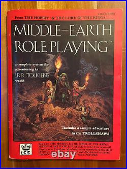 MERP Middle-Earth Role Playing Box Set #8100 I. C. E. 1st Edition 1984. Complete