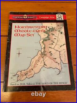 MERP Northwestern Middle-Earth Map Set Campaign Atlas #4001 Unused Very Fine
