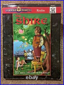 MERP RPG Middle-Earth Realm The Shire #2017 ICE Iron Crown with Map! LOTR Rare