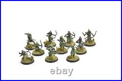 MIDDLE-EARTH 10 Mirkwood Rangers WELL PAINTED #1 THE HOBBIT Games Workshop