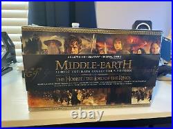 MIDDLE EARTH 6 Movie Ultimate Collectors 31 Discs 4K HD Blu-ray Digital Code