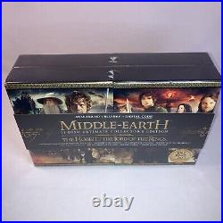 MIDDLE EARTH 6 Movie Ultimate Collectors 31 Discs 4K HD Blu-ray Digital Code