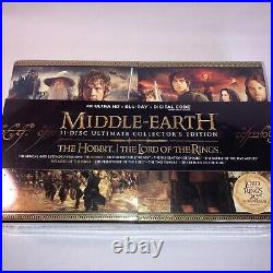 MIDDLE EARTH 6 Movie Ultimate Collectors 31 Discs 4K HD Blu-ray Digital Code