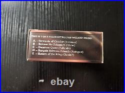 MIDDLE EARTH CCG, WIZARD 110 CARD CHALLENGE DECK. DECK A SARUMAN (open)