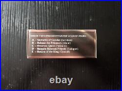 MIDDLE EARTH CCG, WIZARD 110 CARD CHALLENGE DECK. DECK A SARUMAN (open)