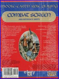 MIDDLE-EARTH COMBAT SCREEN AND REFERENCE SHEETS SEALED MERP Tolkien Game #8001