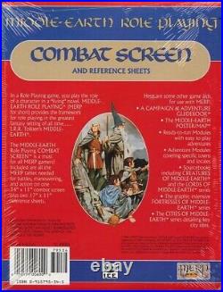 MIDDLE-EARTH COMBAT SCREEN SEALED Reference Sheets MERP LOTR Dungeon Masters