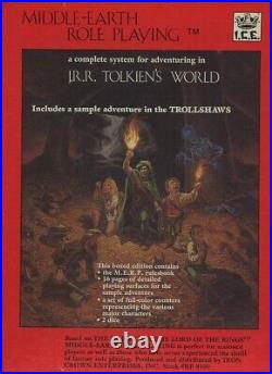 MIDDLE-EARTH ROLE PLAYING EXC! 8100 BOXED SET MERP Tolkien Module Adventure Box