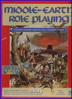 MIDDLE-EARTH ROLE PLAYING EXC! 8100 BOXED SET MERP Tolkien Module Monster Manual