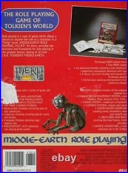 MIDDLE-EARTH ROLE PLAYING EXC! 8100 BOXED SET MERP Tolkien Module Monster Manual