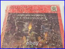 MIDDLE-EARTH ROLE PLAYING J. R. R. Tolkien's World RP #8000 1984 With Map