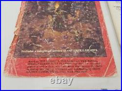 MIDDLE-EARTH ROLE PLAYING J. R. R. Tolkien's World RP #8000 1984 With Map