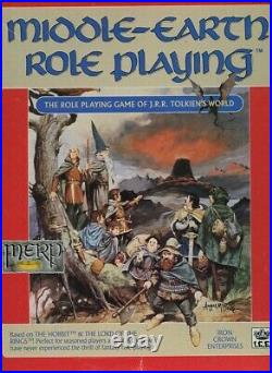 MIDDLE-EARTH ROLE PLAYING VGC! 8100 BOXED SET MERP Tolkien Module Monster Manual