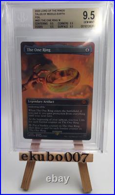 MTG 2023 The Lord of the Rings Tales of Middle-earth The One ring P 0451 BGS 9.5