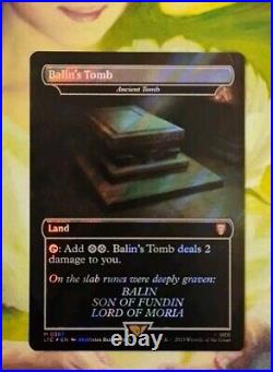MTG Balin's Tomb (Ancient Tomb) Surge Foil NM Tales of Middle-Earth LOTR
