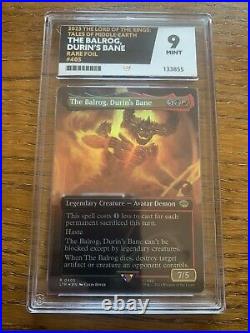 MTG LOTR Tales from Middle-Earth Gandalf the Grey & The Balrog Ace 9 mint foil