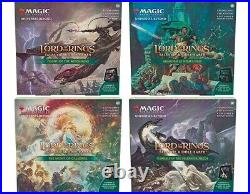 MTG Lord of the Rings Tales of Middle-earth Set of 4 Scene Boxes SEALED PREORDER