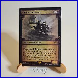 MTG LotR Orcish Bowmasters Silver Foil Showcase Scroll BOOSTER FRESH