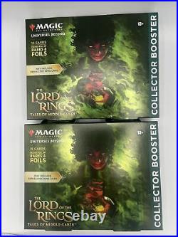 MTG Magic Lord of the Rings Tales of Middle Earth Collector Booster Lot Of 2