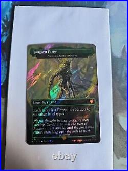 MTG Tales Of Middle Earth LOTR Fangorn Forest Yavimaya 0407 Surge Foil NM