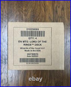 MTG The Lord of the Rings Tales of Middle-Earth Commander Decks Set of 4
