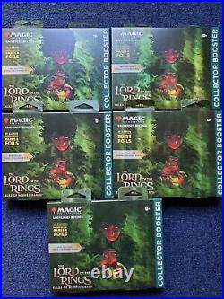 MTG The Lord of the Rings Tales of Middle-Earth Sealed Collector Booster 5x