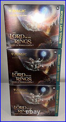 MTG The Lord of the Rings Tales of Middle-earth Gift Bundle New Sealed Lot Of 3