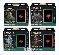 MTG The Lord of the Rings Tales of Middle-earth all 4 Commander Decks #5