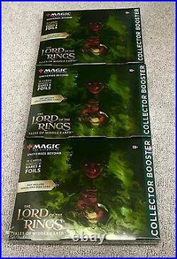 Magic Gathering-Lord of The Rings Tales of Middle Earth Collector Booster 3 BOX