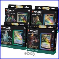 Magic the Gathering Lord of the Rings Tales of Middle-earth Commander Deck Set